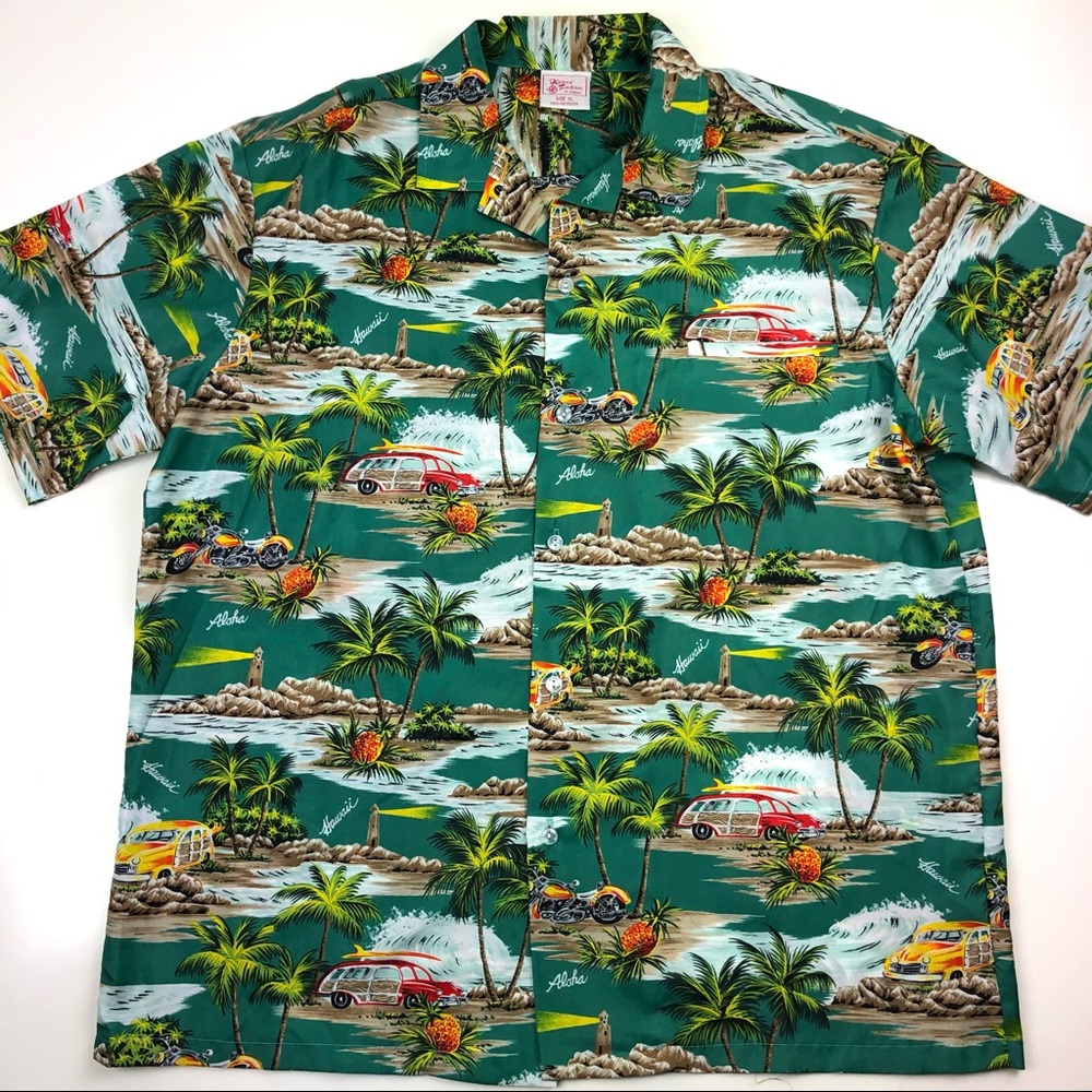 Kalena Fashions of Hawaii Polyester Shirt